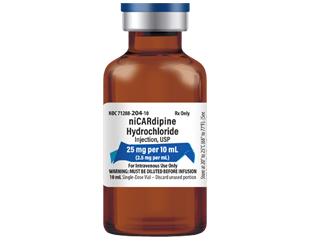 niCARdipine Hydrochloride Injection, USP